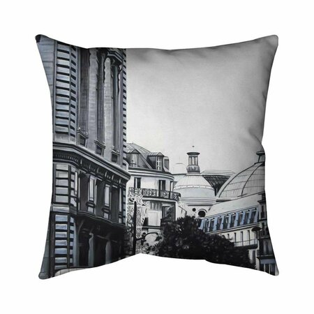 FONDO 20 x 20 in. Historic Downtown-Double Sided Print Indoor Pillow FO2796436